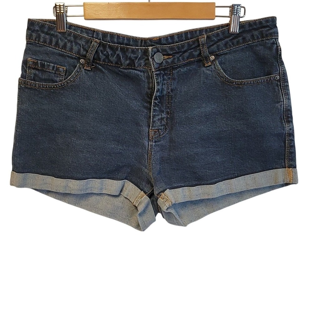 BDG Mid Rise Alexa 5 Pocket Shortie Denim Shorts Vacation Utility Women Size 32W
